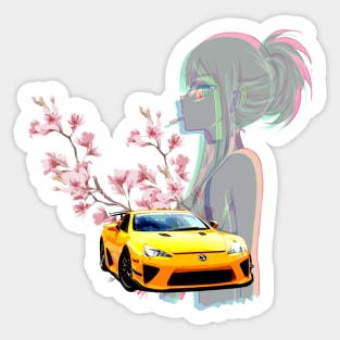 Lexus LFA Japan Blossom Sticker